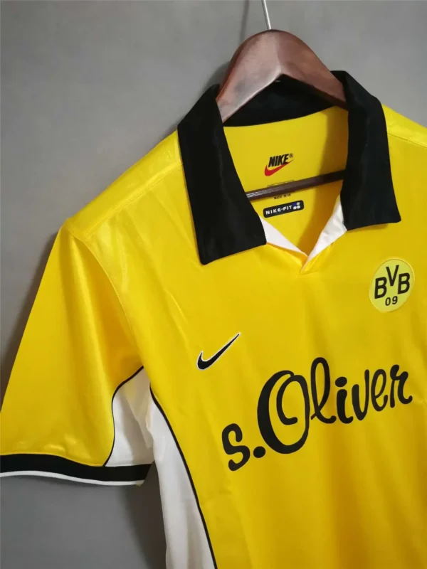 98 99 borussia dortmund retro jersey home