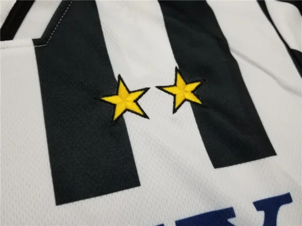 1996 97 juventus del piero #10 zidane #21 retro jersey home replica