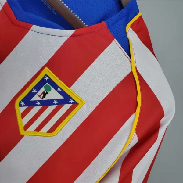 2004/05 atletico madrid retro jersey home