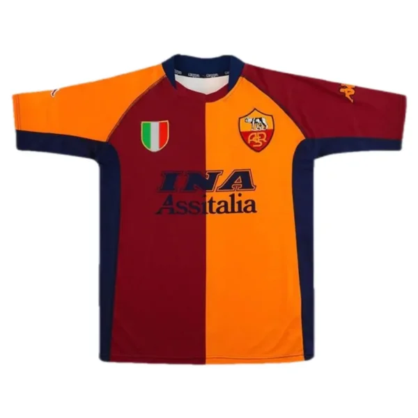roma totti #10 retro 2001/02 jersey third away
