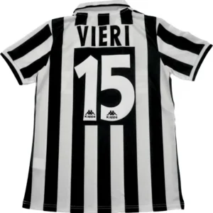 1996 97 juventus del piero #10 zidane #21 retro jersey home replica