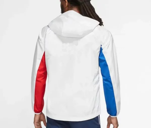 2023-2024 Barcelona Jersey Windbreaker White - Image 2