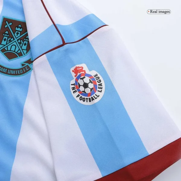 west ham united 1991/92 retro jersey away