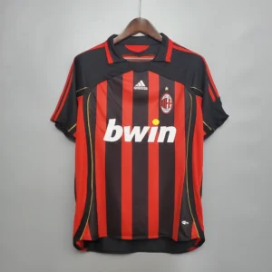 ac milan retro home jersey 2007