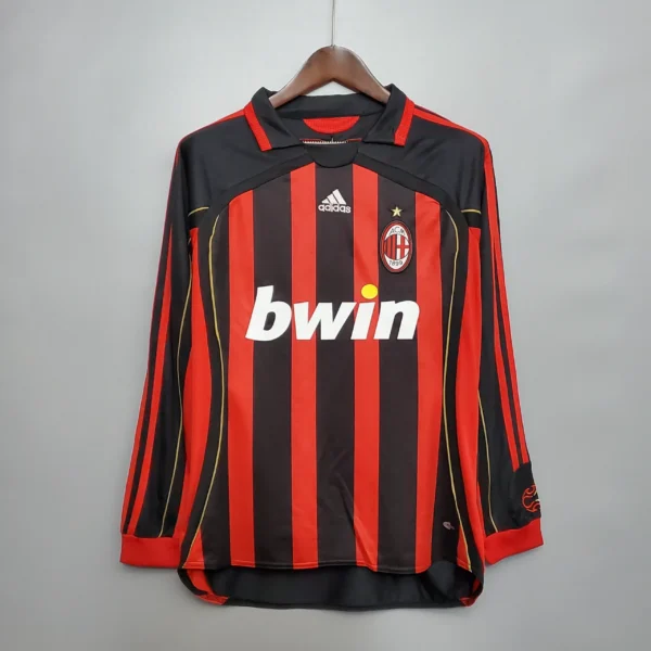 ac milan retro home jersey 2007