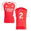 arsenal home jersey 2025 2026 saliba