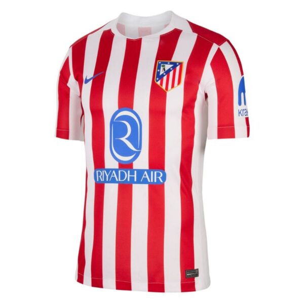atletico madrid home kids kit shirt 2025 2026