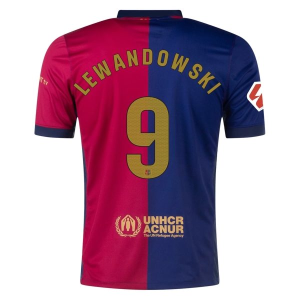 Barca Shirt 2024 2025 Home Lewandowski - Image 2