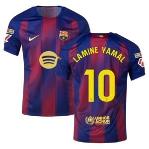 barca home jersey 2025 2026 lamine yamal la liga