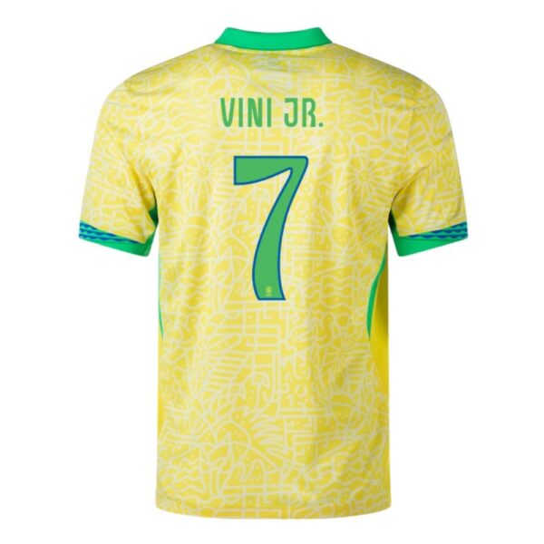 children’s brazil home kit jersey 2024 2025 vini jr