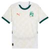 ivory coast away children’s kit jersey 2024 2025