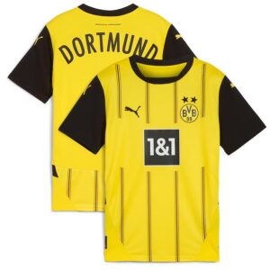 bvb dortmund home children’s jersey 2024 2025