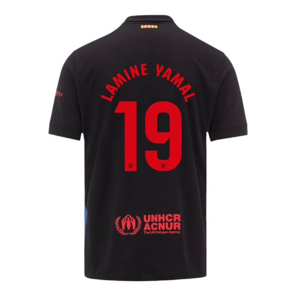 Barca 2024 2025 Away Lamine Yamal Kids Kit Shirt - Image 2