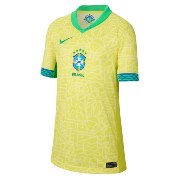 children’s brazil home kit jersey 2024 2025