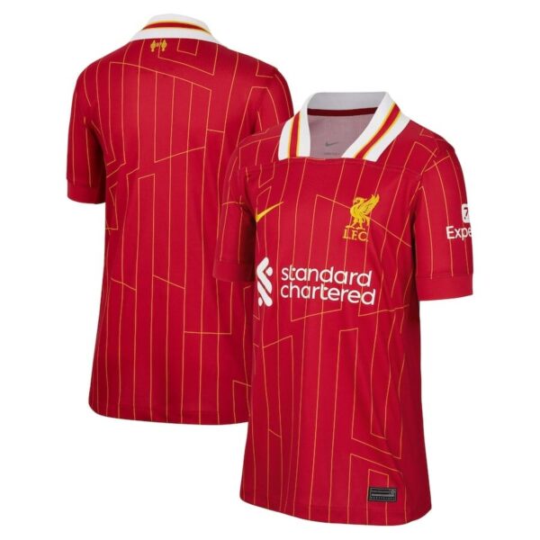 liverpool home kids jersey 2024 2025