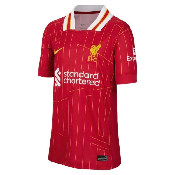 liverpool children’s home kit jersey 2024 2025