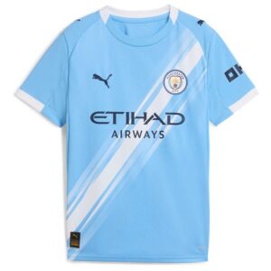 manchester city home kids kit shirt 2025 2026