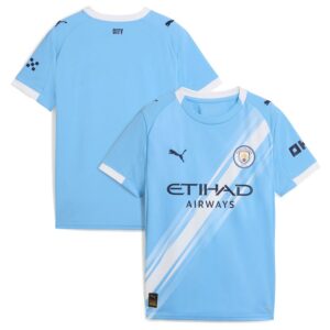 manchester city home kids shirt 2025 2026