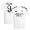 real madrid home kids jersey 2024 2025 mbappe