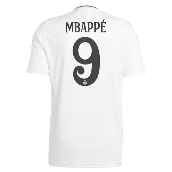 real madrid home children’s kit jersey 2024 2025 mbappe