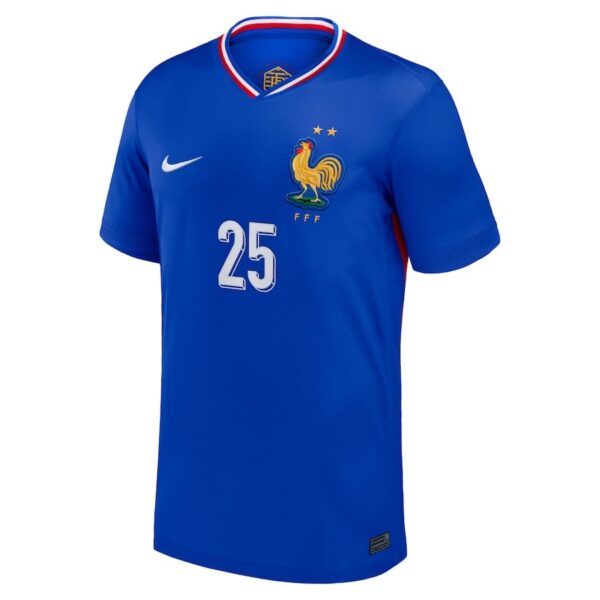 france national team home jersey 2024 2025 cherki