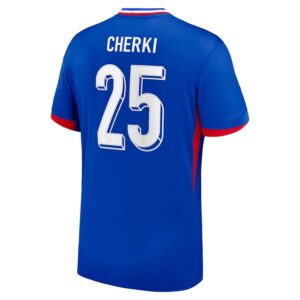 france national team home jersey 2024 2025 cherki