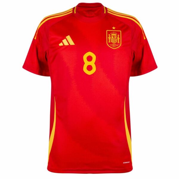 spain home kit kids jersey 2024 2025 pedri