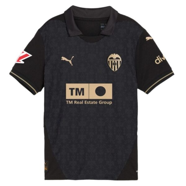 fc valencia away children’s kit jersey 2024 2025