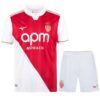 as monaco home children’s kit jersey 2025 2026