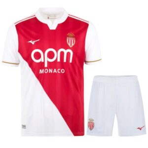 as monaco home children’s kit jersey 2025 2026