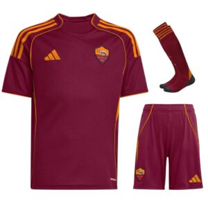 as roma home child kit shirt 2025 2026