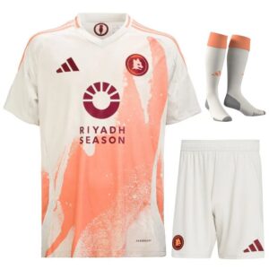 as roma away child kit jersey 2024 2025