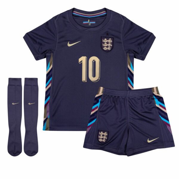 england away kids jersey kit 2024 2025 bellingham