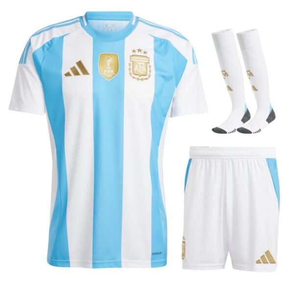 argentina home kids’ kit jersey 2024 2025