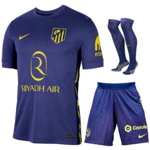 atletico madrid away children’s kit jersey 2025 2026