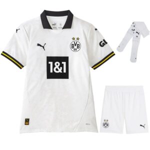 bvb dortmund third children’s kit jersey 2024 2025
