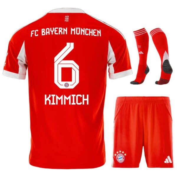 bayern munich children’s home kit jersey 2025 2026 kimmich