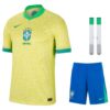 children’s brazil home kit jersey 2024 2025