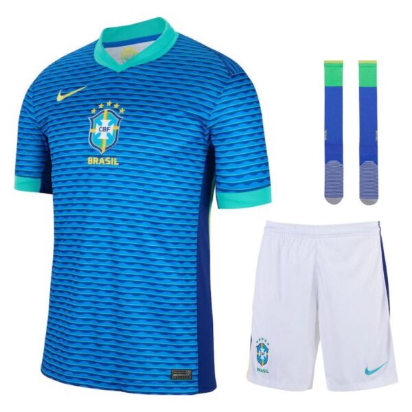 children’s brazil away kit jersey 2024 2025