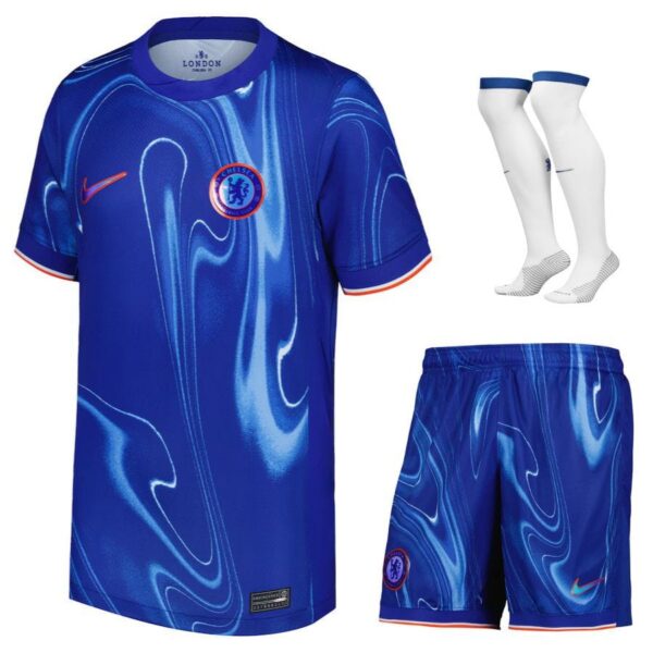 chelsea home child kit shirt 2024 2025