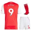 arsenal 2025 2026 jesus children’s home kit jersey
