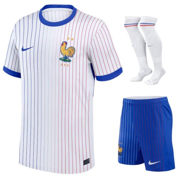 france team away kids kit jersey 2024 2025