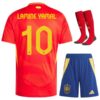 spain home kit kids jersey 2024 2025 yamal