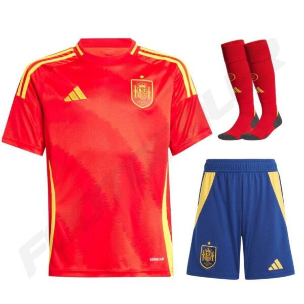 spain home kit kids jersey 2024 2025