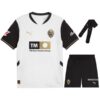 fc valencia home children’s kit jersey 2024 2025 black