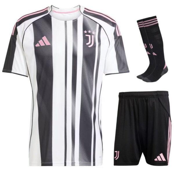 juventus children’s home kit jersey 2025 2026