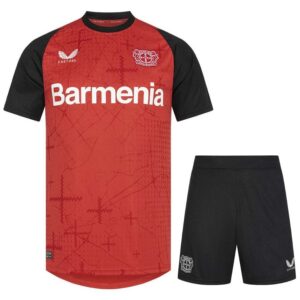 leverkusen children’s home kit jersey 2024 2025