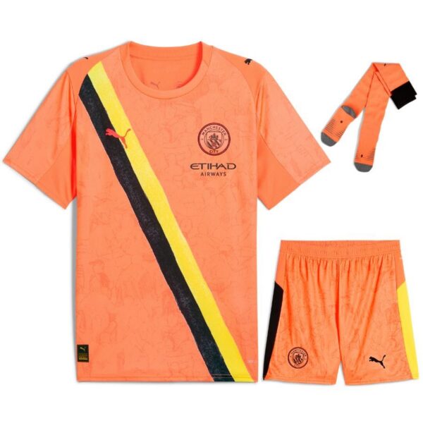 manchester city 2025 club world cup away kids kit jersey