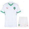 morocco away kids kit jersey 2025 2026