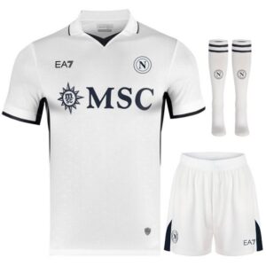 napoli away child kit jersey 2024 2025